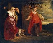 Peter Paul Rubens the home of Abraham uploaded from the page of the Hermitage oil on canvas